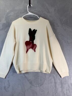 Sunday Edition Sweater Oversize small Radishes Garden Country Boho Classic Chic